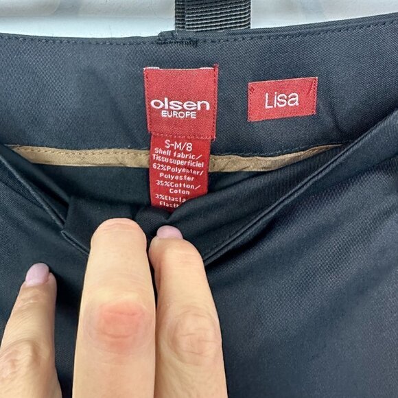 NWT - Olsen Lisa Pants - Size 38 Black - Picture 4 of 13